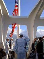 Ceremony honors U.S. sailors killed in Pearl Harbor attack
